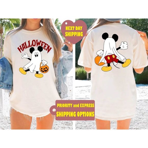 Tops - Mickey Halloween Tshirtmickey 2 Sided